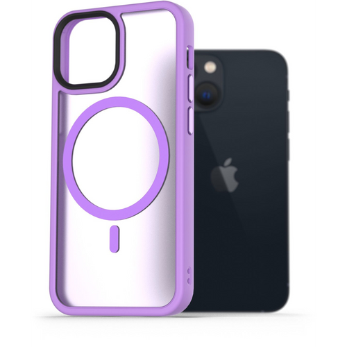 AlzaGuard Matte Case iPhone 13 Mini MagSafe világoslila tok (AGD-PCMM35V)