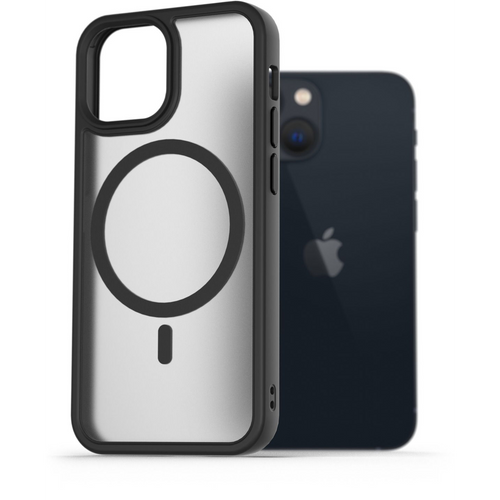 AlzaGuard Matte Case iPhone 13 Mini MagSafe fekete tok (AGD-PCMM31B)