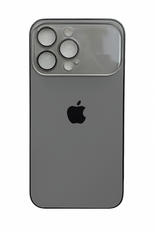 Elegant Grey Glossy Protective Phone Cover-13 Pro