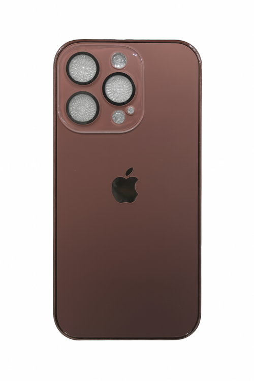 Elegant  Brown Glossy Protective Phone Cover-11 Pro